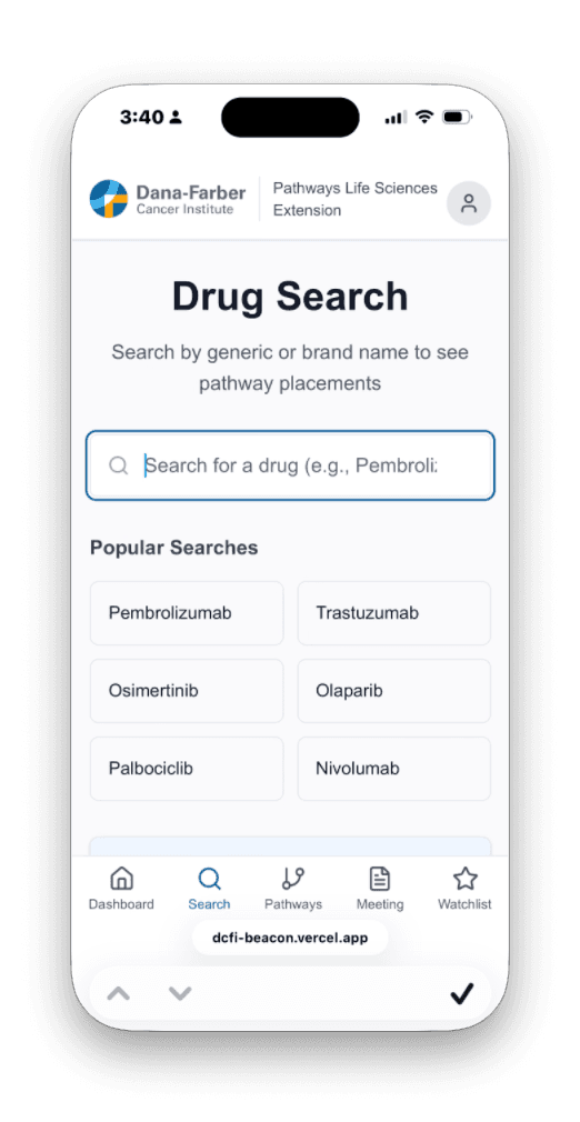Drug Search on mobile