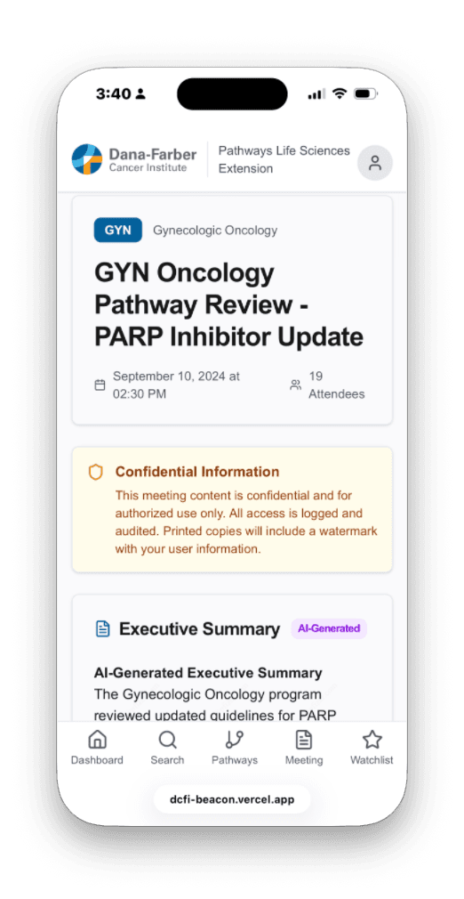 Meeting Notes on mobile